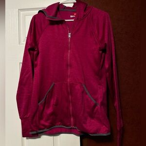 Hanes Sport Magenta Full-Zip Jacket